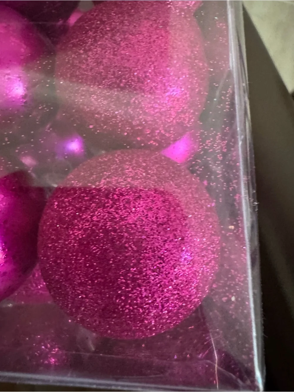 Target Hot Pink Shiny & Bright Christmas Ornament and Garland Set